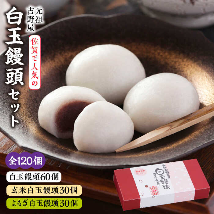 【ふるさと納税】冷凍白玉饅頭詰合せ Dセット / 佐賀県 / 白玉饅頭元祖吉野屋 [41AACQ004]