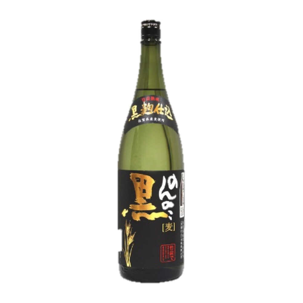 【ふるさと納税】のんのこ黒 麦 乙25 1.8L瓶 / 焼酎 / 佐賀県 / 一般社団法人龍乃 [41ANAC077]