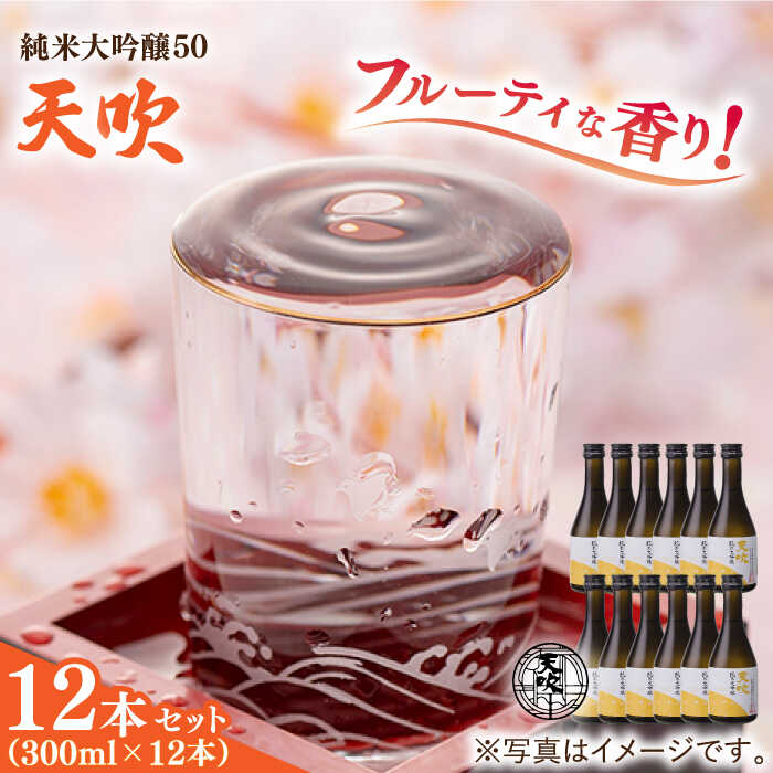 【ふるさと納税】天吹 純米大吟醸50 300ml&times;12本セット / 日本酒 お酒 銘酒 地酒 / 佐賀県 / 天吹酒造合資会社 [41ANCX003]｜佐賀県