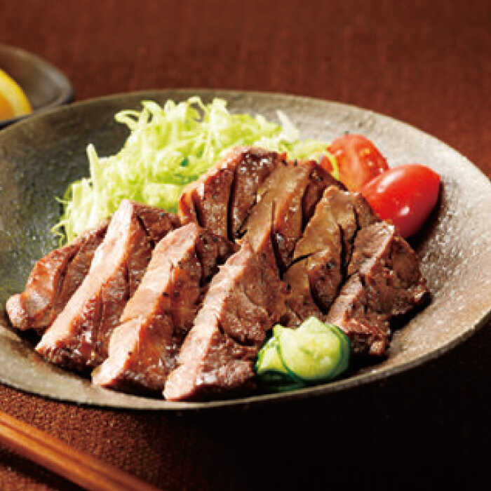 【ふるさと納税】牛タン特製ガーリックオイル漬け 600g / お肉 牛肉 簡単調理 / 佐賀県 / マキハラ [41AOCS036]｜佐賀県