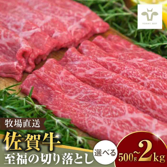 【ふるさと納税】【選べる内容量】佐賀牛切り落とし 500g-2kg / 佐賀牛 牛肉 切り落とし ロース モモ カタ バラ 赤身 すき焼き しゃぶしゃぶ 小分け / 佐賀県 / 有限会社佐賀セントラル牧場 [41ASAA021]｜佐賀県