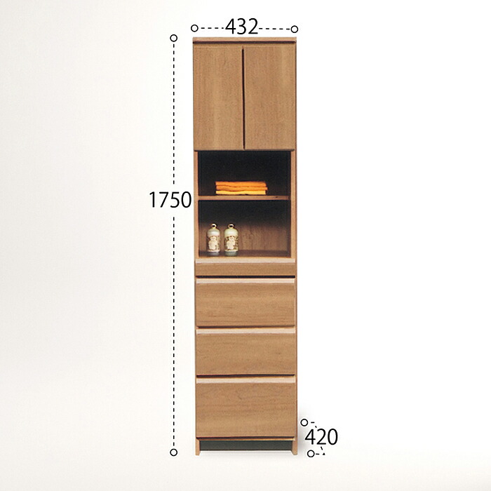 【ふるさと納税】45幅サニタリー細長い切口納める（NA）【諸富調度品】：C139-008