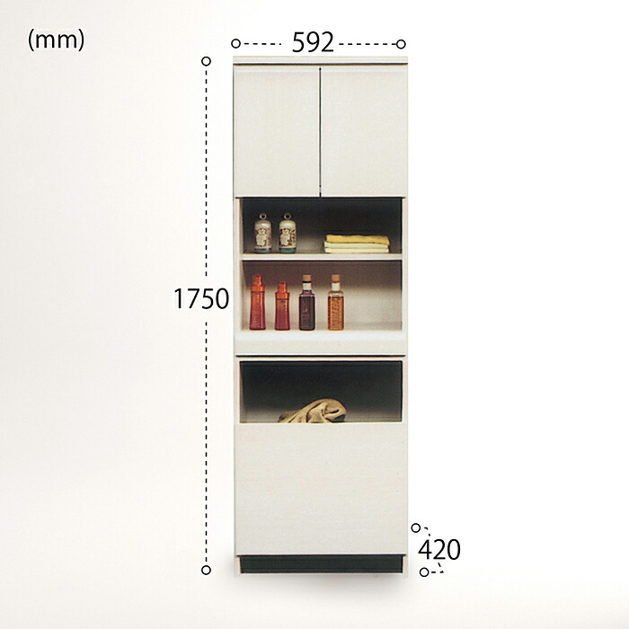 【ふるさと納税】60幅ランドリー納める（白）【諸富調度品】：C139-011