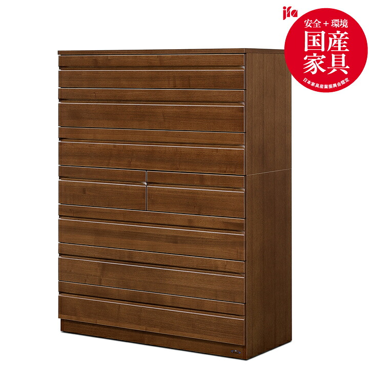 【ふるさと納税】ノーツ 100-7段用だんす ビンテージブラウン色【諸富調度品】：C368-003