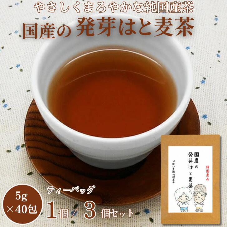 【ふるさと納税】国産 発芽はと麦茶 選べる 1個 or 3個セット:A085-015|佐賀県佐賀市