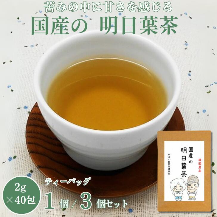 【ふるさと納税】国産 明日葉茶 選べる 1個 or 3個セット：B100-016｜佐賀県佐賀市