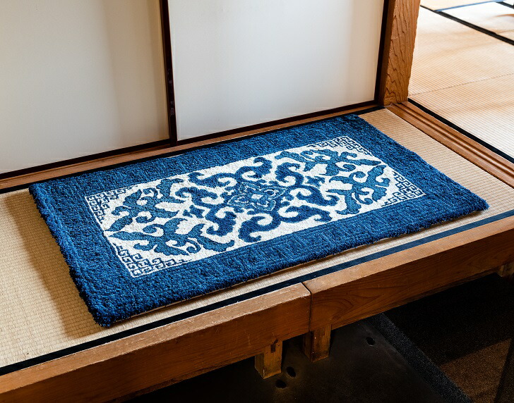 鍋島緞通 楽天市場】【ふるさと納税】鍋島緞通【手織り】60×120cm 蔓花菱