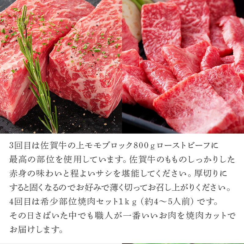 ふるさと納税 定期便全6回 佐賀牛 qや焼肉好きな方におすすめ 寄附翌月から発送 1stfitness Az