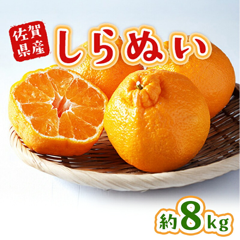 【ふるさと納税】不知火 しらぬい 約8kg 柑橘 みかん ジュース ゼリー シャーベット 果物 フルーツ デザート ※配送不可:離島　お届け：2027年2月上旬～3月下旬まで｜佐賀県鳥栖市