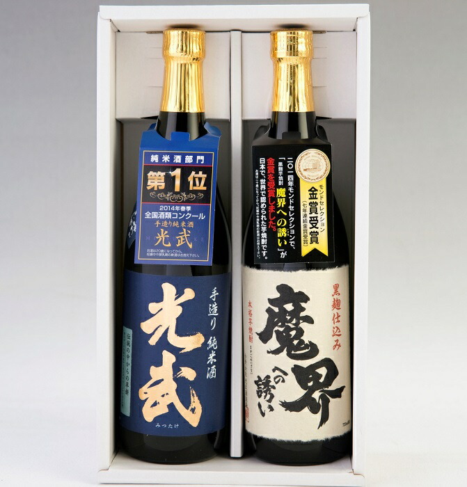 市場 4箱セット 芋焼酎 焼酎ギフト 光武酒造場 720ml×2 九州 麦焼酎 S-D モンドセレクション金賞受賞酒セット