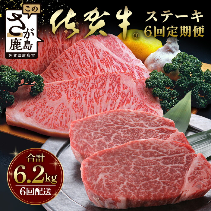 【ふるさと納税】最高級 佐賀牛Ａ５ランク 大還元祭！総重量5.7キロ＋500ｇ肉の女王ヒレステーキとサーロインステーキ 【６回定期便】 今だけ！佐賀牛ロースしゃぶしゃぶ用500ｇ付き 牛肉 国産 佐賀県産 鹿島市 サーロイン肉 ヒレ肉 BBQ ご褒美 定期便 6ヶ月 送料無料 W-9