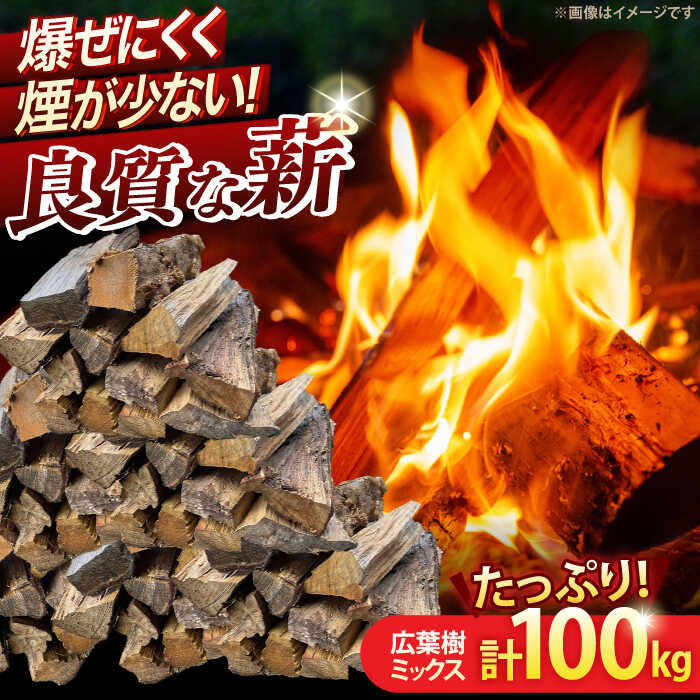 【ふるさと納税】薪 広葉樹ミックス 計100kg【太田製作所】[NCF101]