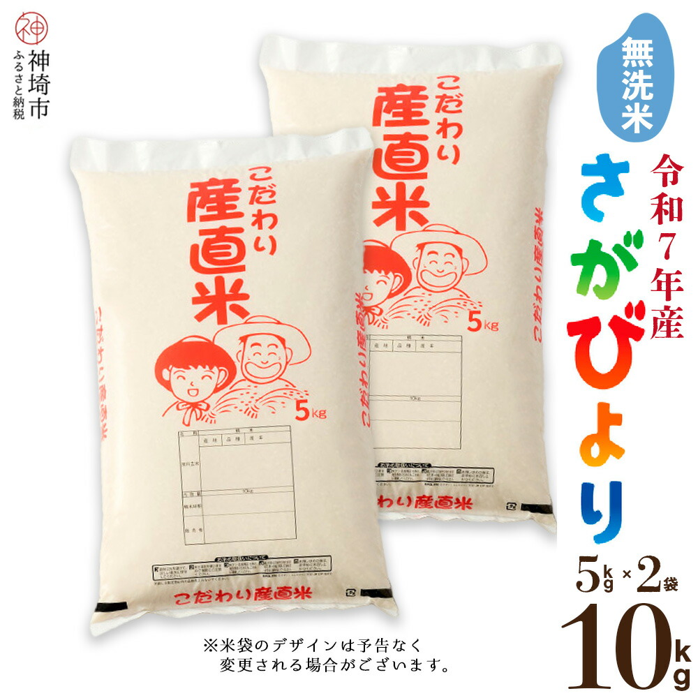 【ふるさと納税】【令和7年産】さがびより 無洗米 5kg×2【さがびより 無洗米 10kg(5kg×2) お米 おいしい ランキング 人気 国産 佐賀県産 ブランド 地元農家】(H061A67) 17,250円