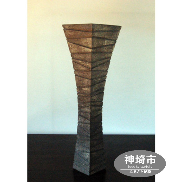 【ふるさと納税】花器 C 【一輪挿し 手作り 陶器 オブジェ インテリア 癒し 贈り物】(H038104)｜佐賀県神埼市 150,000円