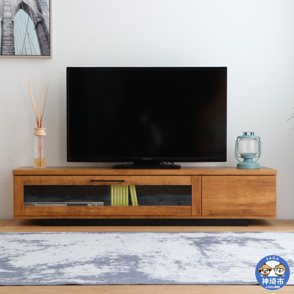 【ふるさと納税】アダムロ 140ローボード LBR  | 今めかしい遣っ付ける品テレビ受像機台 テレビ受像機 TV 置き目ゲーム盤 リビング用 納める調度品 AV備品納める 国産 H060665