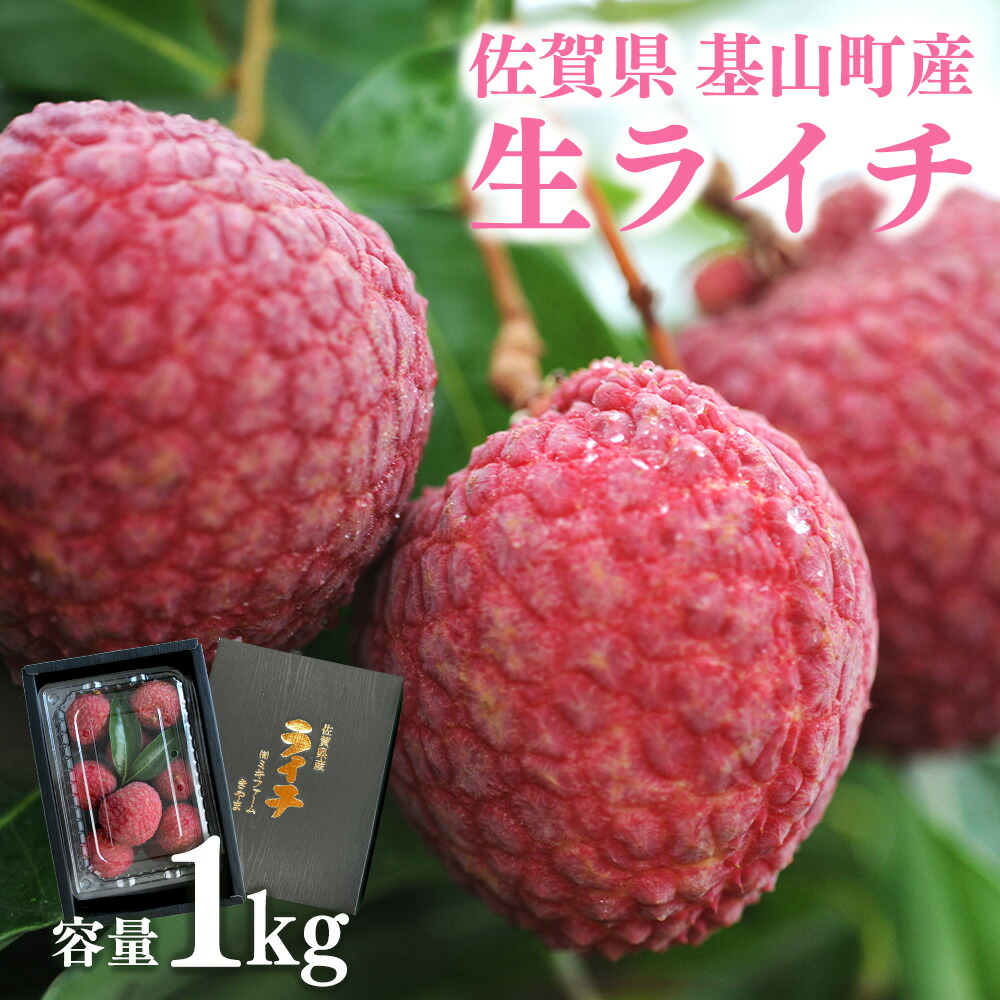 【ふるさと納税】【先行受付】佐賀県産ライチ 1kg(贈答用)【生ライチ ライチ 生 基山町産 贈答用 貴重 国産 新鮮 フレッシュ 肉厚 1kg お中元 贈り物】 B5-R060001