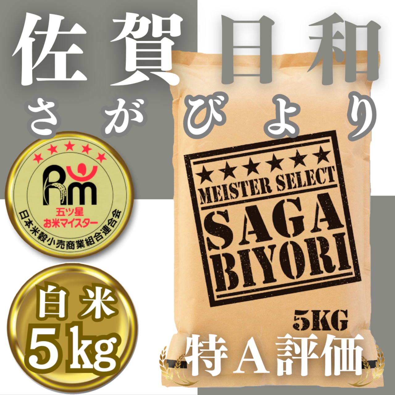 【ふるさと納税】白米さがびより５ｋｇ（CIB61）