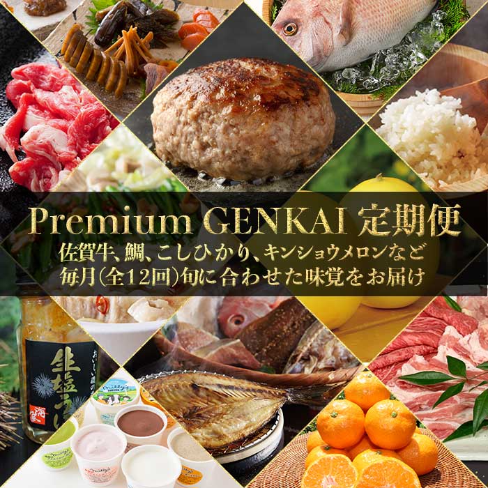 【ふるさと納税】【定期便 12回】～Premium GENKAI～定期便