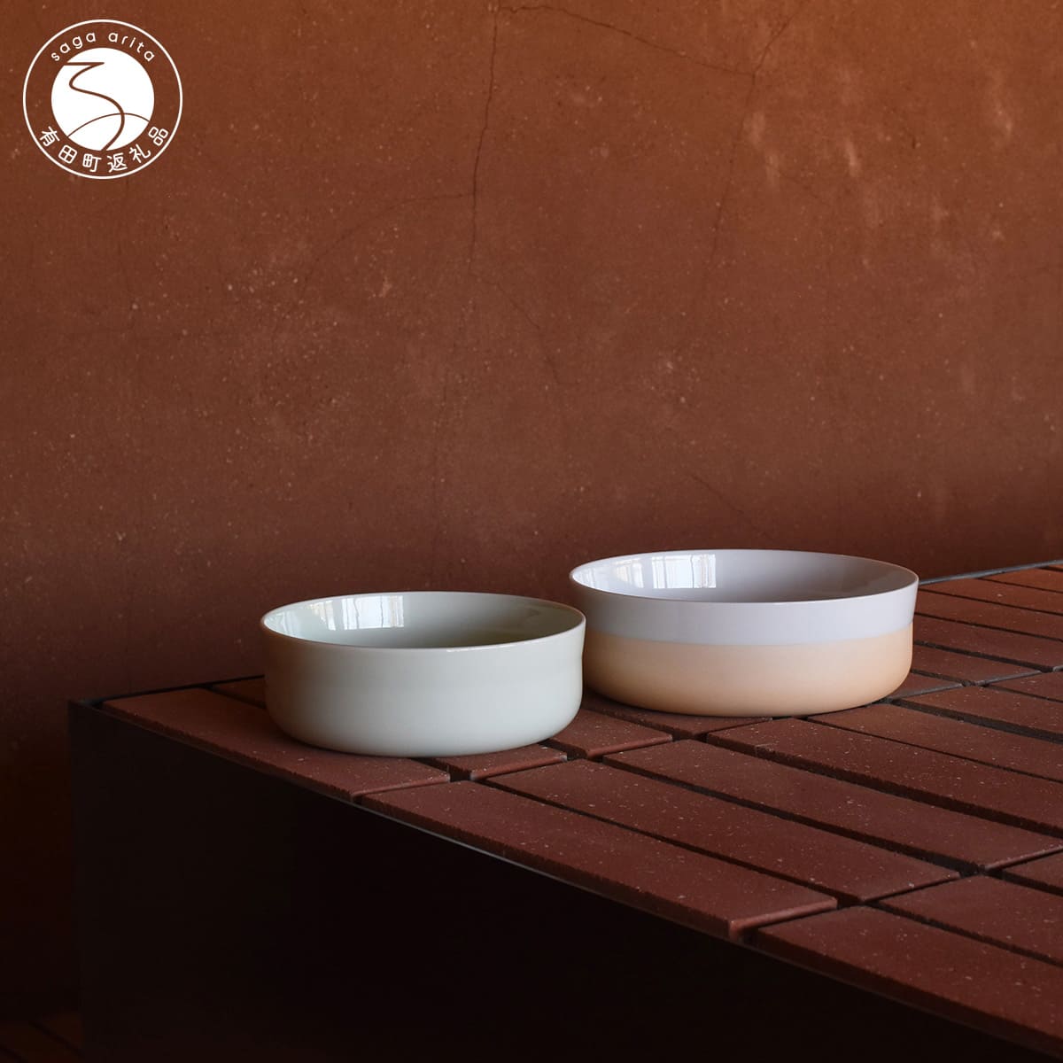 【ふるさと納税】1616/ S\u0026B Bowl 140 Light Green \u0026 Bowl 160 White / Light Orange 2点書き割り【1616/arita japan】有田焼 食器 器 うつわ どんぶり鉢 小鉢 パステルカラー 白いこと オレンジ色 分かりやすい 今めかしい 今めかしい 差し上げ物 A35-701
