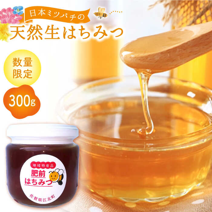 【ふるさと納税】【先行予約】日本ミツバチの天然生はちみつ（百花蜜）300g【白木酒店】 [HAQ011]