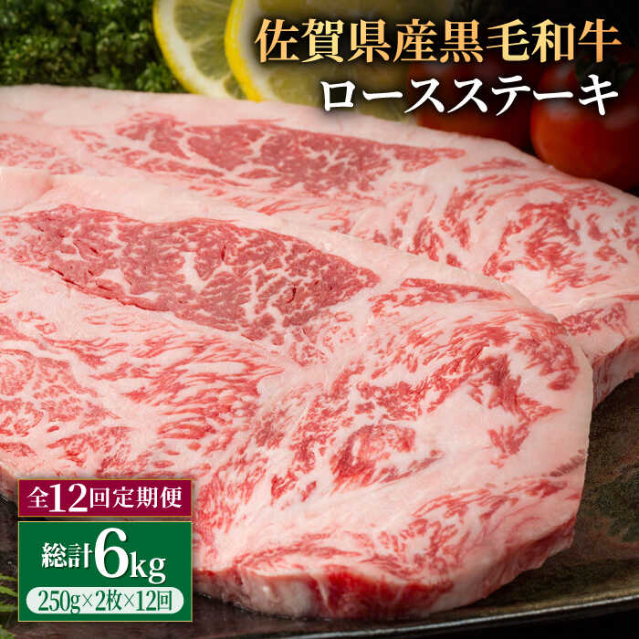 佐賀県産 黒毛和牛 贅沢 和牛 ロース 冷凍 250g×2枚 牛肉 IAG089 ステーキ