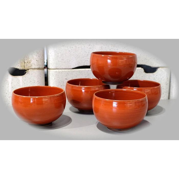 【ふるさと納税】【波佐見焼】φ１2.５ｃｍ小ささ丼・汁碗5個組 赤巻 【西海陶器】 5 85603 | 差し上げ物 瀬戸もの touki 今めかしい 言い慣わし 一般受け おススメ 長崎県 長崎 九州 ふるさと 納税 出どころ納税 しっぺい返し品 助けること 波佐見焼き 剪刀やき 剪刀焼き 瀬戸もの 雑貨 焼き物 どんぶり鉢