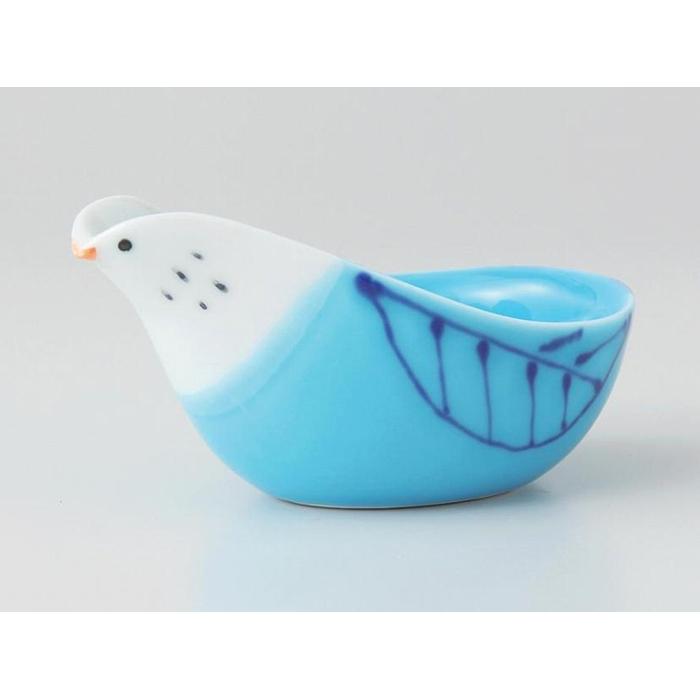 SAKI　波佐見焼　香炉　青い鳥 楽天市場】波佐見焼 tori トレー PoPo BLU 青 ブルー 鳥 小付 ソース