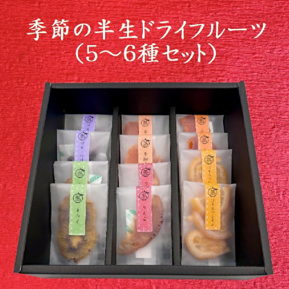 【ふるさと納税】贈答用瑞々しい季節の半生ドライフルーツ