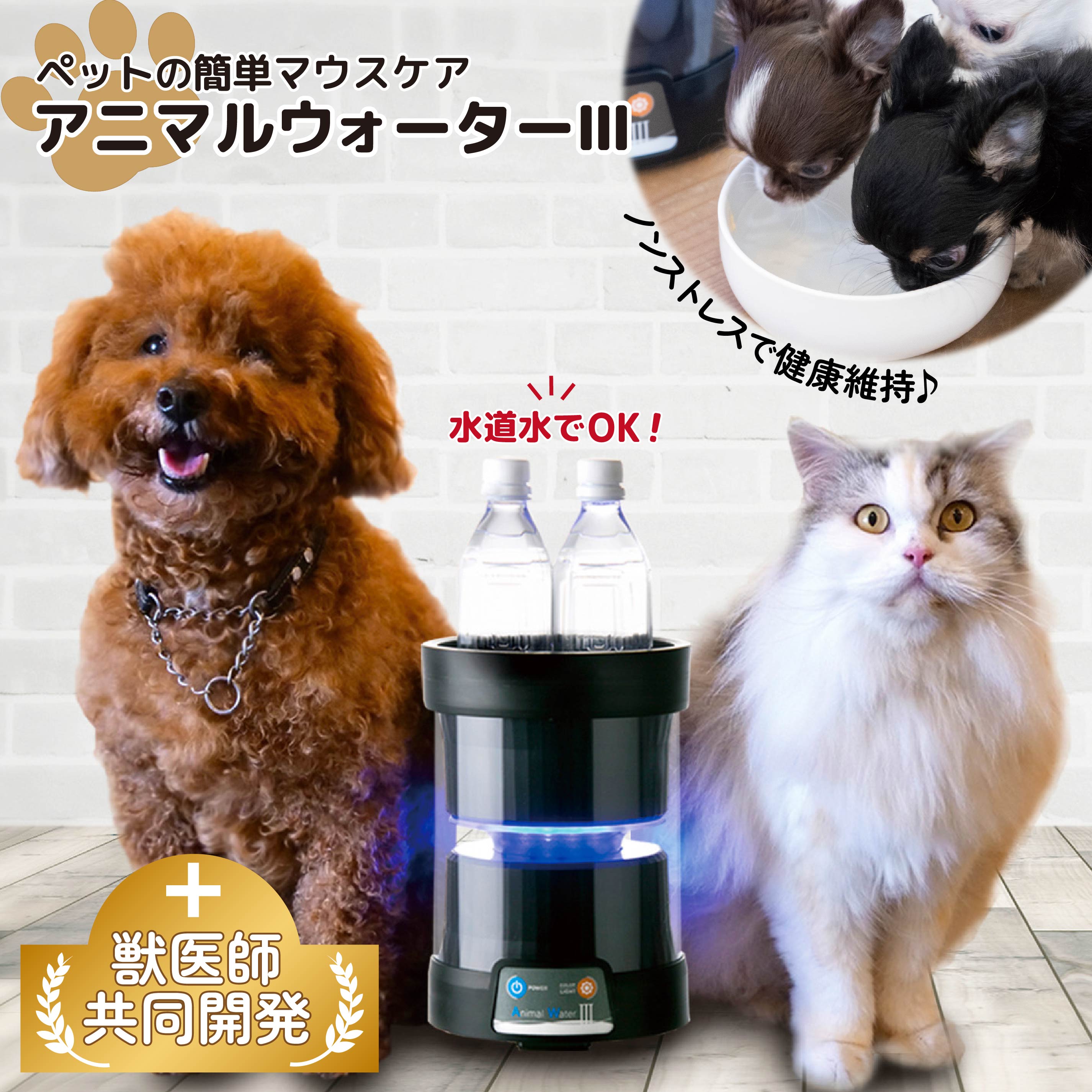 楽天市場】【送料無料】水道水でつくるペットウォーター！ペット