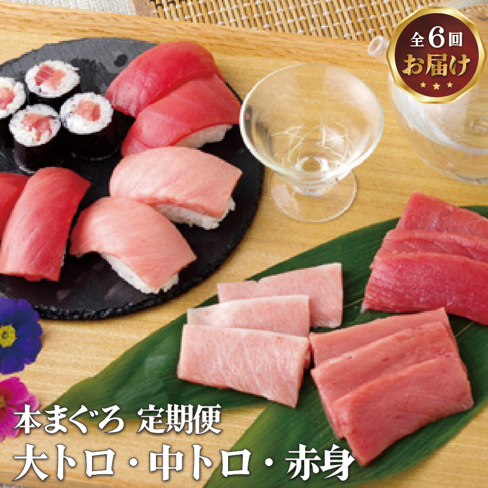 【ふるさと納税】【隔月6回定期便 総計3,600g】長崎県産 本まぐろ 3種セット  ( 大トロ 中トロ 赤身 ) 約600g 特殊製法で臭みなし マグロ 中とろ 大とろ まぐろ 鮪 本マグロ 刺身 冷凍 ギフト 贈答 のし お中元 お歳暮 定期便 長崎 永松屋