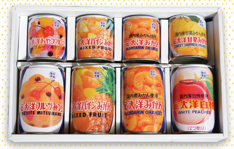 ふるさと納税 金員太洋 フルーツ缶詰 5部類8缶 詰め合わせ揃え パインみかん過激 小形 みかん大 小 フルーツみつ豆大 白桃大 甘夏みかん小 お八つフルーツ小 Daemlu Cl