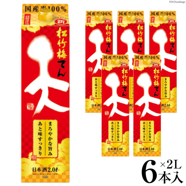 【ふるさと納税】 【AH027】 松竹梅 「天」 2L紙パック