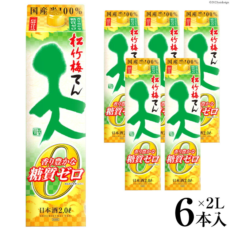 【ふるさと納税】 【AH045】 松竹梅「天」香り豊かな糖質ゼロ　2L紙パック