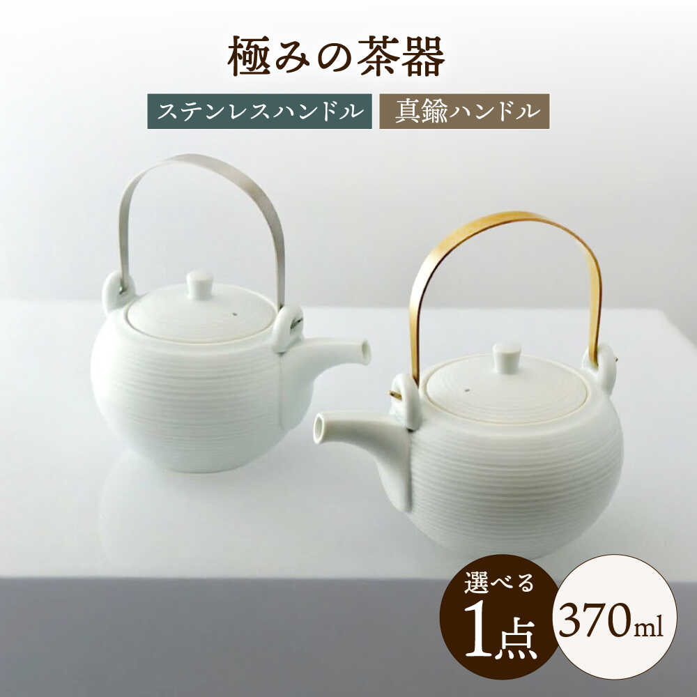 【ふるさと納税】極みの茶器 土瓶 / 茶器 急須 ティーポット ホワイト / 諫早市 / 長谷川陶磁器工房[AHBC010]