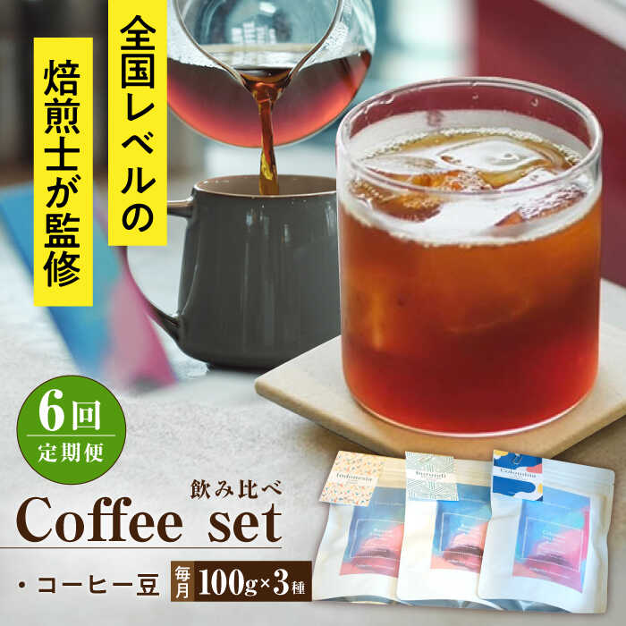 【ふるさと納税】【全6回定期便】スペシャルティコーヒー定期便 毎月100g×3種 / コーヒー 飲み比べ 詰合せ / 大村市 / 株式会社大村湾商事[ACBG008]