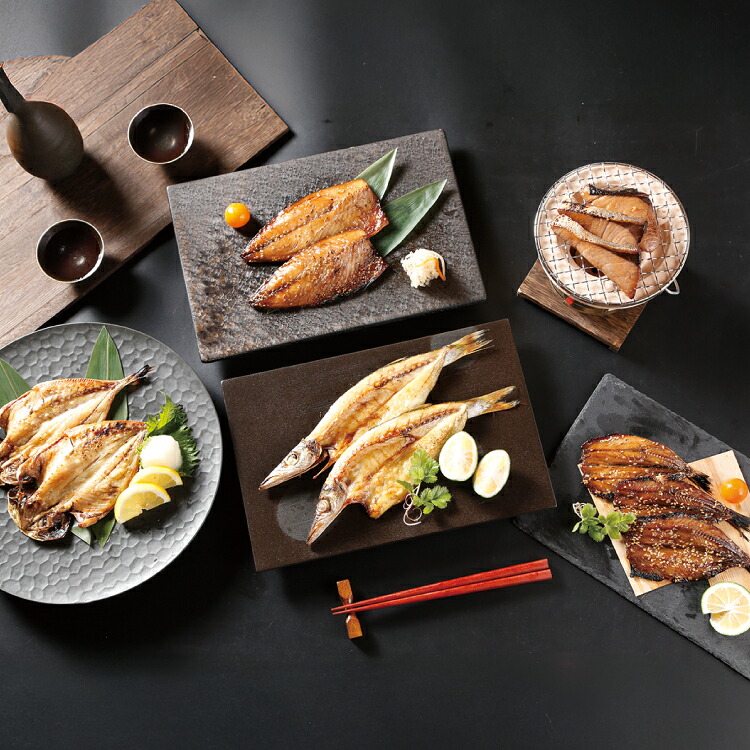 【ふるさと納税】魚 干物 干物 5種 セット [マルイ水産商事 長崎県 平戸市 hr42bgy420153] 干物 ひもの みりん干し 開き サバ アジ カマス イワシ ブリ ギフト 生月島｜長崎県平戸市