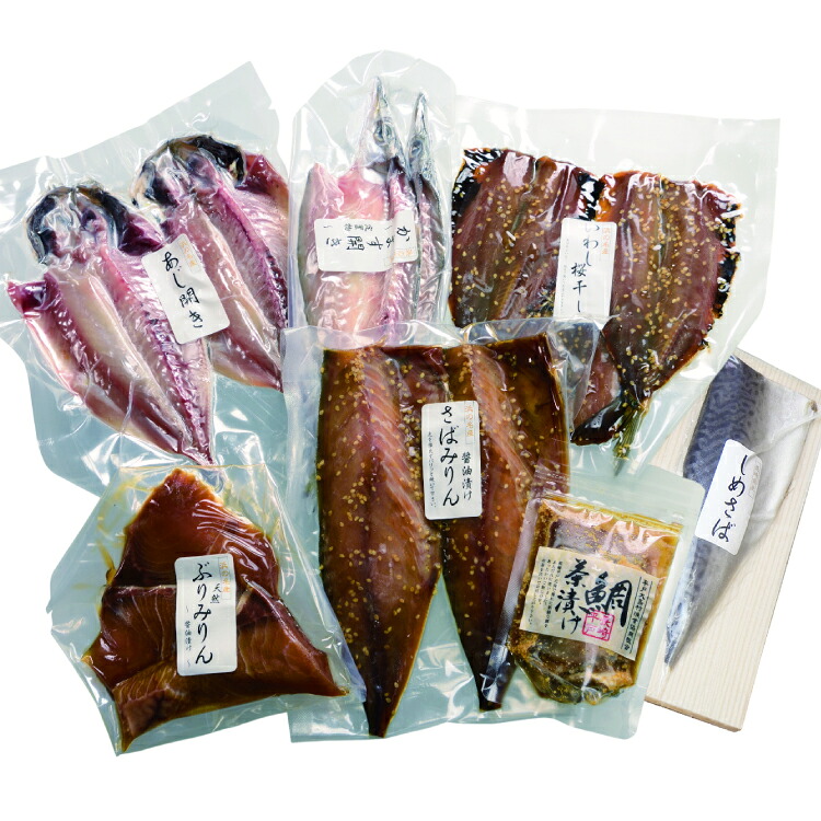 【ふるさと納税】魚 干物 干物 6種 & 鯛茶漬け セット 6回 定期便 [マルイ水産商事 長崎県 平戸市 hr42bgy420379] 干物 ひもの みりん干し 開き サバ アジ カマス イワシ ブリ 鯛茶漬け ギフト 生月島｜長崎県平戸市
