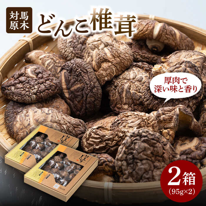 【ふるさと納税】【最速発送】対馬 原木 どんこ椎茸 2箱《対馬市》【うえはら株式会社】 対馬産 肉厚 しいたけ 乾燥 きのこ 贈り物 [WAI014] 22000 22000円 スピード発送 最短発送