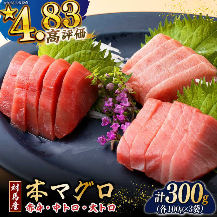 【ふるさと納税】対馬産 本マグロ 詰め合わせ 《 対馬市 》【 桐谷商店 】[WAQ003]  対馬 新鮮 マグロ 大トロ 鮪 刺身 中トロ 赤身 トロ トロの華
