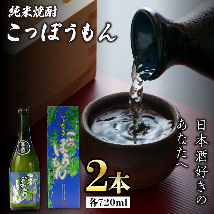 【ふるさと納税】純米焼酎 こっぽうもん 25度 720ml 2本セット《対馬市》【株式会社サイキ】対馬 酒 贈り物 米焼酎 プレゼント 焼酎[WAX010]｜長崎県対馬市