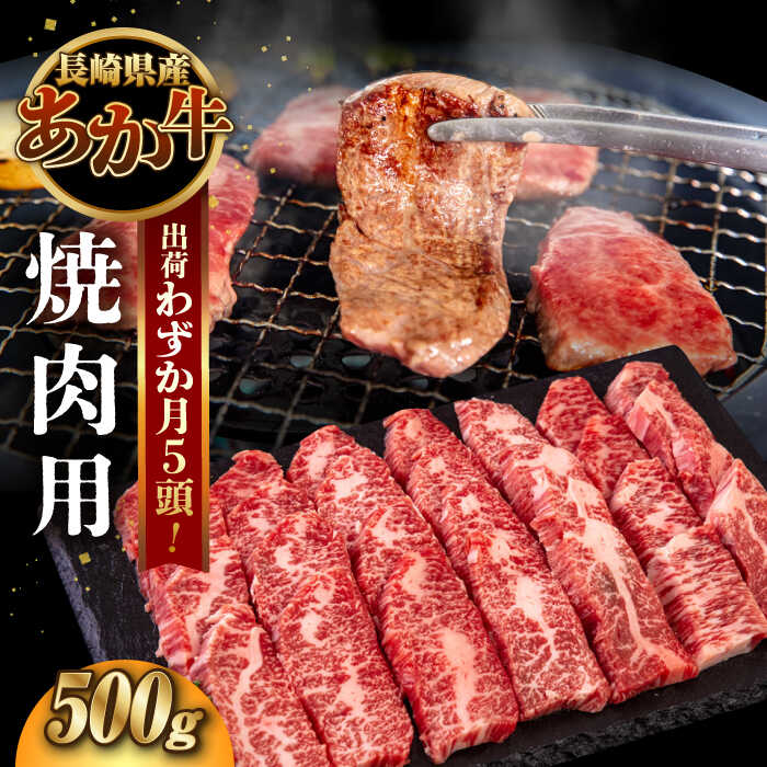 【ふるさと納税】長崎和牛 あか牛 焼肉用 500g《対馬市》【株式会社Tsukushi】 対馬 牛 和牛 焼肉 冷凍配送[WCR005]
