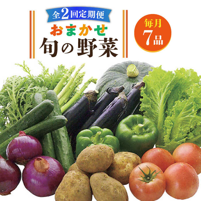 【ふるさと納税】【全2回定期便】旬の野菜セット 7品《壱岐市》【壱岐市農業協同組合】[JBO131] 季節 健康 栄養 やさい 詰め合わせ 20000 20000円 2万円 14,400円