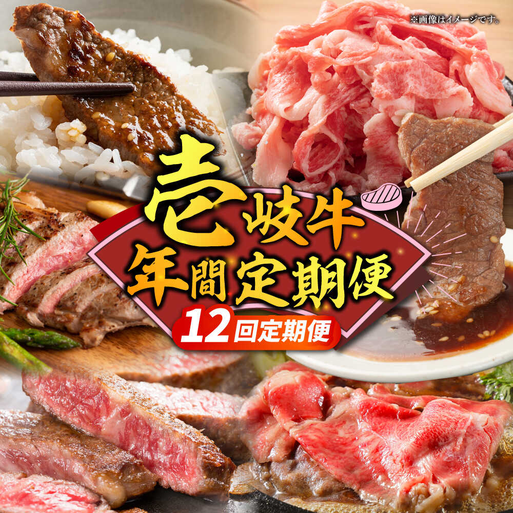 【ふるさと納税】【全12回定期便】＼ぐるナイで紹介／ 壱岐牛年間定期便《壱岐市》【壱岐市農業協同組合】[JBO162] 壱岐牛 すき焼き ステーキ 焼肉 400000 400000円 40万円 ぐるナイ ゴチになります 壱岐牛