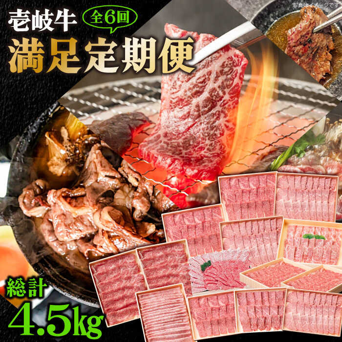 【ふるさと納税】【全6回定期便】＼ぐるナイで紹介／ 《A4～A5ランク》壱岐牛 満足定期便《壱岐市》【壱岐市農業協同組合】 [JBO081] 和牛 黒毛和牛 ロース サーロイン ステーキ BBQ 焼肉 焼き肉 すき焼き しゃぶしゃぶ 鍋 うす切り 300000 300000円 30万円