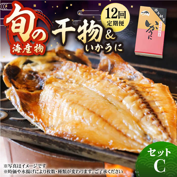 いラインアップ 旬の海産物セットc 干物 ひもの みりん干し アジ イワシ サンマ タイ カマス イカ ウニ 詰め合わせ 定期便 Jcy014 Fucoa Cl