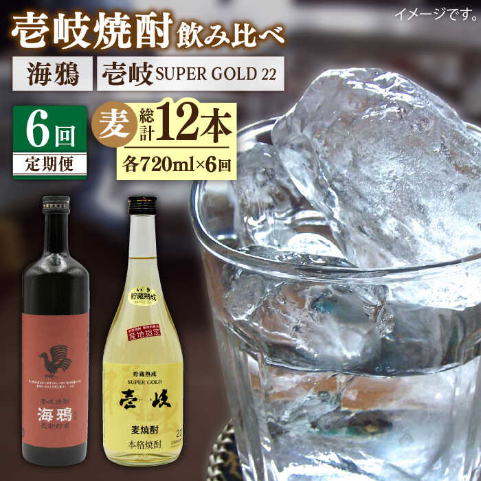 【ふるさと納税】【全6回定期便】海鴉25度と壱岐スーパーゴールド22度のセット 《壱岐市》【天下御免】[JDB184] 90000 90000円 9万円[JDB184]｜長崎県壱岐市