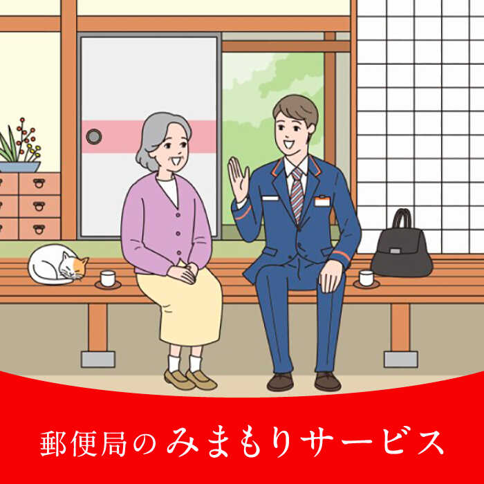 【ふるさと納税】郵便局のみまもりサービス「みまもり訪問サービス」（12ヶ月） 《壱岐市》【日本郵便】[JDF001] 10万 100000 100000円 10万円｜長崎県壱岐市