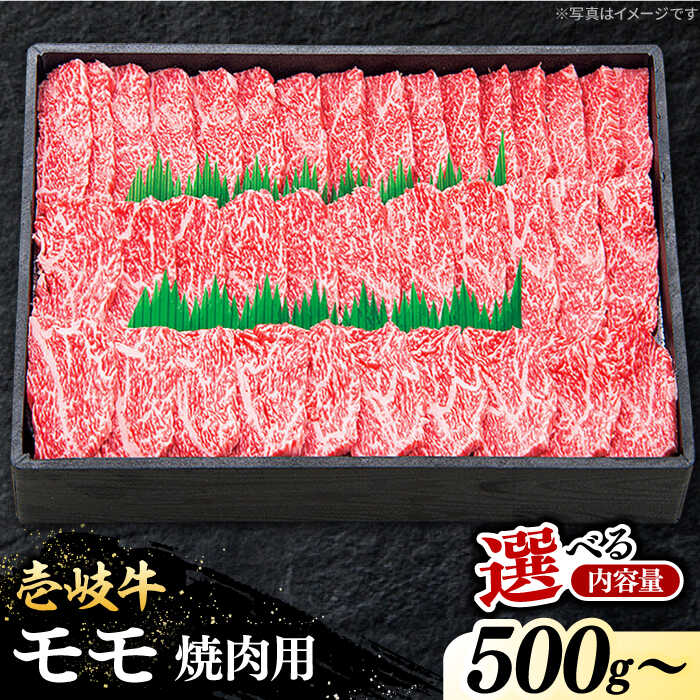 【ふるさと納税】＼ぐるナイで紹介／ 特選 壱岐牛 モモ 500g / 1kg（焼肉用）【選べる内容量】《壱岐市》【太陽商事】 [JDL003] 冷凍配送 黒毛和牛 A5ランク 肉 牛肉 モモ 赤身 焼肉 焼き肉 焼肉用 BBQ 焼肉用 ぐるナイ ゴチになります 壱岐牛｜長崎県壱岐市