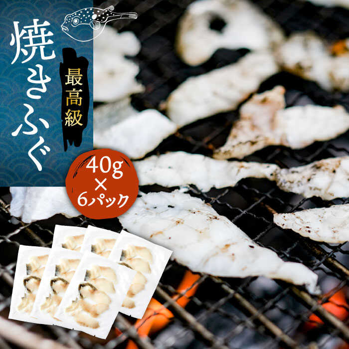 【ふるさと納税】焼きふぐ 40g×6パック 《壱岐市》【なかはら】[JDT012] ふぐ フグ 河豚 とらふぐ トラフグ 焼きふぐ 焼ふぐ 焼きフグ おつまみ 肴 ツマミ 28000 28000円 冷凍配送