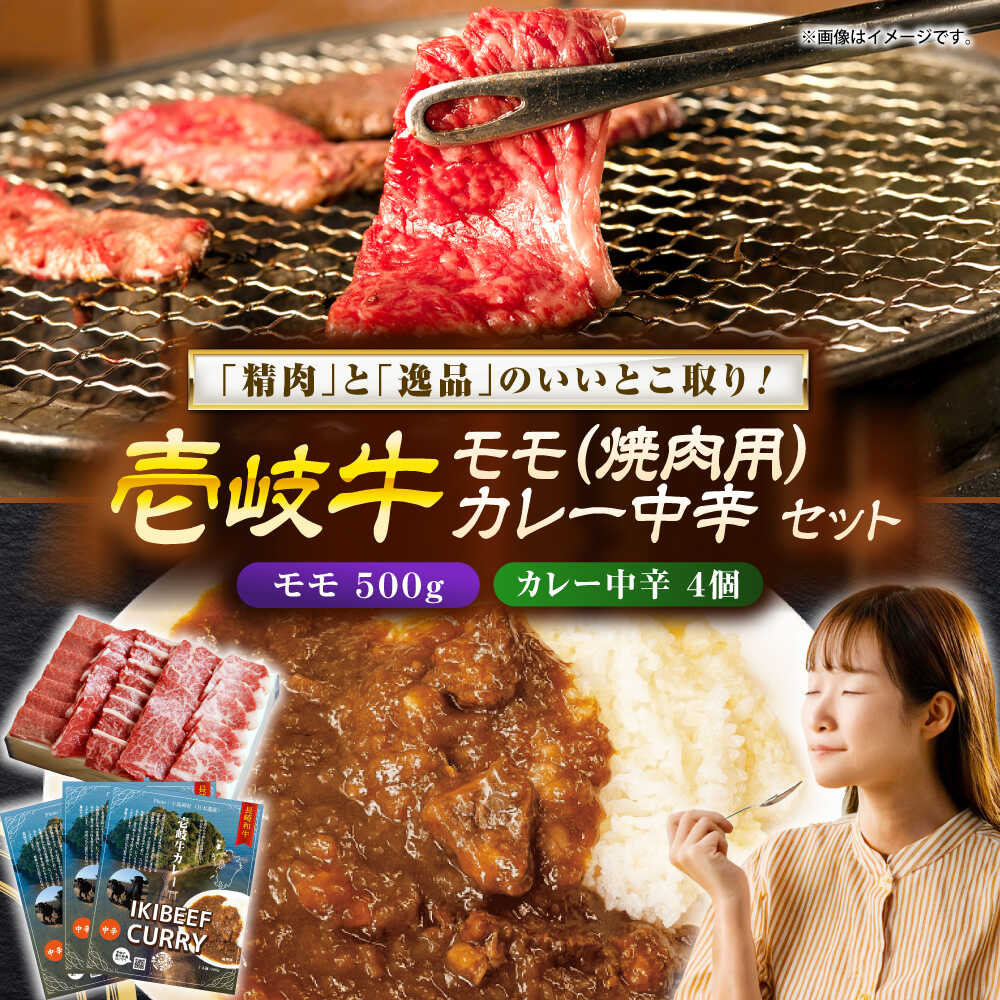 【ふるさと納税】壱岐牛モモ＆壱岐牛カレー中辛セット《壱岐市》【壱岐フードファクトリー】[JDW053] ぐるナイ ゴチになります 壱岐牛｜長崎県壱岐市